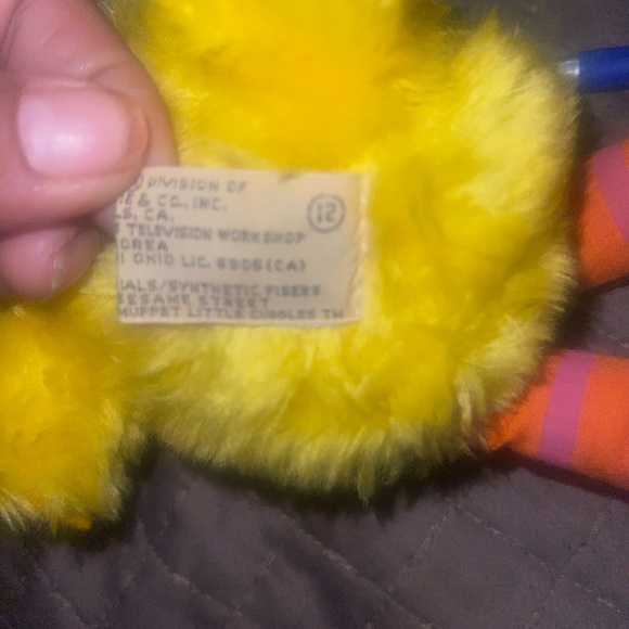Big Bird YELLOW  Plush vintage 1983 applause  9" sesame street - Picture 10 of 13